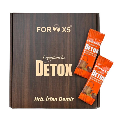 Ceai de slabit FOR X5 DETOX, Irfan demir cu aroma de lamaie si Holograma .