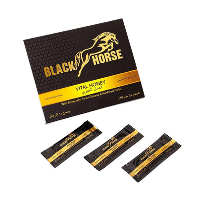 Miere afrodisiac Black Horse, unisex, 1 cutie x 24 plicuri